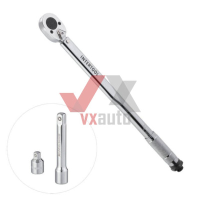 Ключ динамометричний 1/2'', 28 Нм -210 Нм Intertool STORM (перехід.1/2''х3/8'',подовж.125 мм 1/2'')