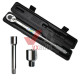 Ключ динамометрический 1/2'' 28-210 NM + переходник 1/2'' х 3/8'', удлинитель 125 мм 1/2'' Intertool