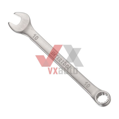 Ключ комбинированный 10 мм Intertool Cr-V 