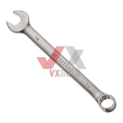 Ключ комбинированный 15 мм Intertool Cr-V 