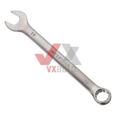 Ключ комбинированный 17 мм Intertool Cr-V 