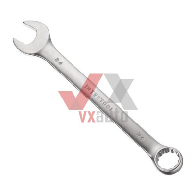 Ключ комбинированный 24 мм Intertool Cr-V 