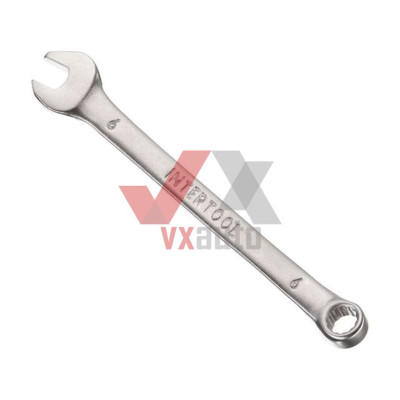 Ключ комбинированный 6 мм Intertool Cr-V 