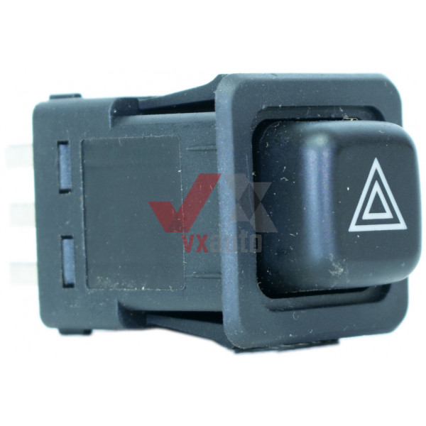 Кнопка аварийки ВАЗ 21083 (10-контактная) (красн. индик., квадратная)