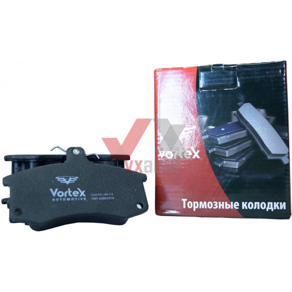 Колодки гальмівні ВАЗ 2108-2110 передні VORTEX, к-т (4 шт.) (без датчика)