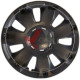 Колпаки R13 черные Jestic ARES BLACK, к-т (4 шт.)