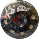 Колпаки R13 черные Jestic COSMOS BLACK, к-т (4 шт.)