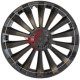 Ковпаки R15 чорні Jestic MERIDIAN BLACK, к-т (4 шт.)