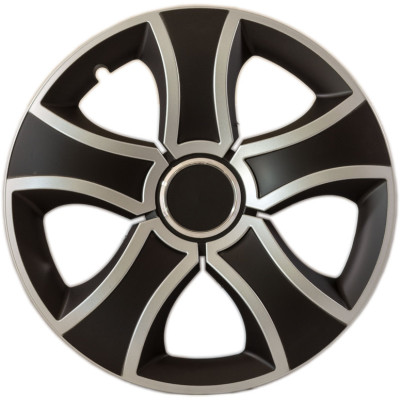 Ковпаки R16 срібно-чорні Jestic BIS RING MIX, к-т (4 шт.)