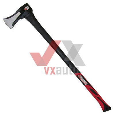 Колун 2200 г Intertool (кованый, фибергласс. ручка)