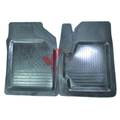Коврики салона резиновые Daewoo Lanos,ПЕРЕД Дубно, к-т (2 шт.)