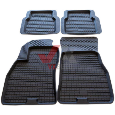 Коврики салона резиновые Fiat Doblo (2) 10-/Doblo Cargo 10-/Opel Combo 11-,(BIG BOARD), к-т (4шт.)