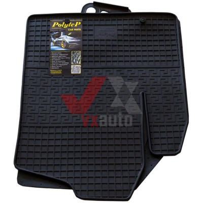 Килимки салону гумові Ford Connect 03-,ПЕРЕД, к-т (2шт.)