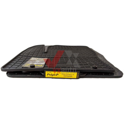 Коврики салона резиновые Ford Connect 14-,ПЕРЕД, к-т (2шт.)