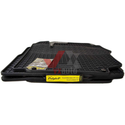 Килимки салону гумові Ford Mondeo 07-/13-/FORD S-MAX 07-, к-т (4шт.)