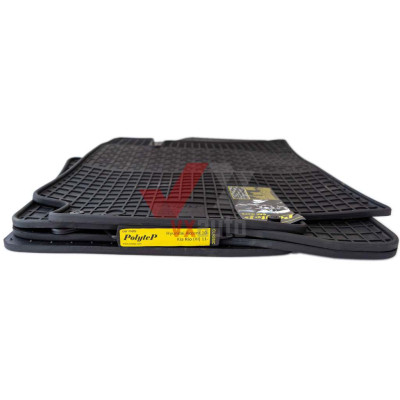 Коврики салона резиновые Hyundai Accent 10-/Kia Rio III 11-, к-т (4шт.)