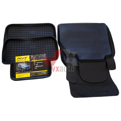 Килимки салону гумові Renault Kangoo 08-/Mercedes Citan 13-,(BIG BOARD), к-т (4шт.)