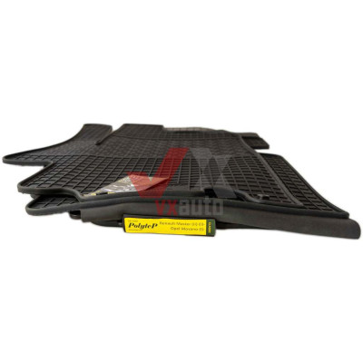 Коврики салона резиновые Renault Master (2) /03-/ Opel Movano (I),к-т (3шт.)