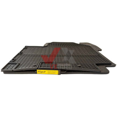 Коврики салона резиновые Renault Trafic(2)01-/Nissan Primastar01-/Opel Vivaro I 01-,к-т (2шт.)