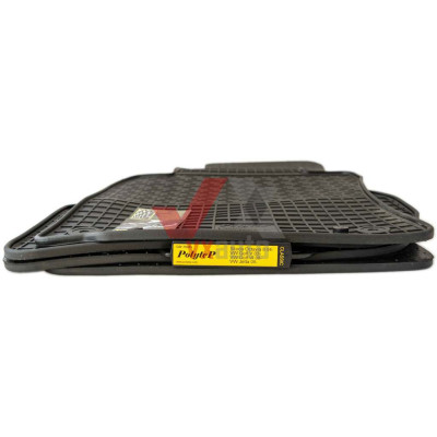 Килимки салону гумові Skoda Octavia (2) 04-/VW Golf V 03/Golf VI 08/Jetta 05,низькі борти, к-т (4шт.)