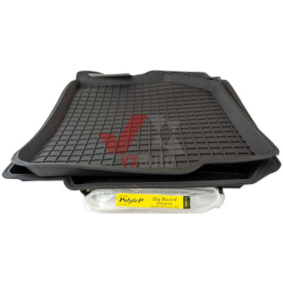 Коврики салона резиновые Skoda Octavia(1)97-/SkodaOctavia Tour00-/VW Golf IV97,(BIG BOARD)ПЕРЕД, к-т(2шт)