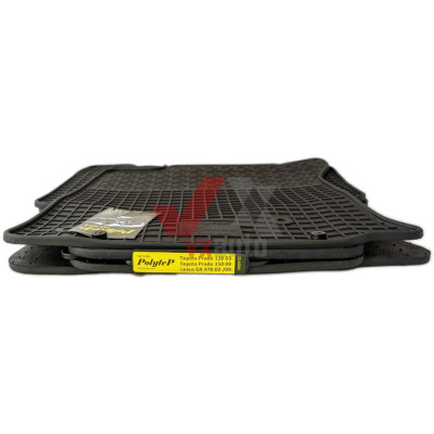 Коврики салона резиновые Toyota Land Cruiser Prado 120 03-/150 09-/Lexus GX 470 02-/09-, к-т (4шт.)