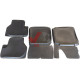 Коврики салона резиновые VW B6 05-/B7 11-/СС 08-/Tiguan 07-,(BIG BOARD), к-т (4шт.)