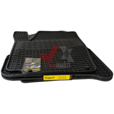 Коврики салона резиновые VW Polo sedan/hb 09-/Seat Ibiza 08-, к-т (4шт.)