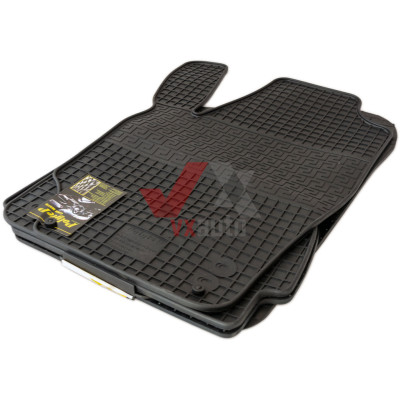 Коврики салона резиновые VW Polo02-/Skoda Fabia I 00-/Fabia II 07-/Seat Ibiza03-/Seat Cardoba03, к-т (4шт.)