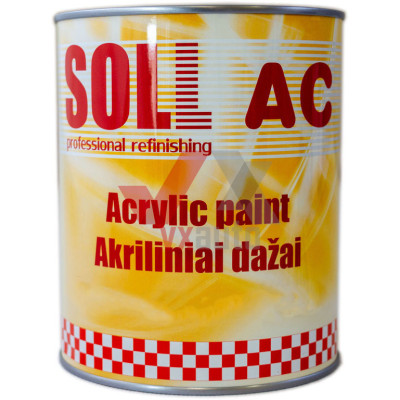 Краска акриловая 2:1 VW LY3D  1 л SOLL