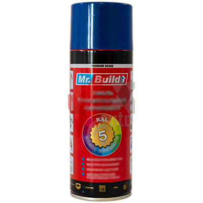 Краска эмалевая 5005 (синяя/сигнальная синяя) 400 мл Mr. Build (акриловая)