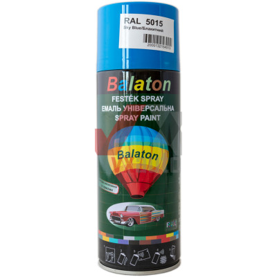 Краска эмалевая 5015 (голубая) 400 мл Balaton