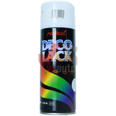 Краска эмалевая 9010 (белая глянцевая/блеск) 400 мл Deco Lack