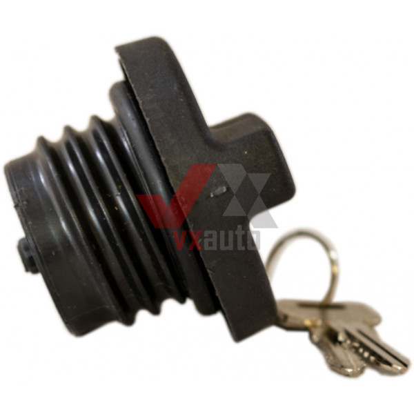Кришка бака палива ВАЗ 2108 VORTEX (чорна пластмасова з ключем)