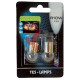 Лампа 12 В габаритов 10 Вт R10W Tes-Lamps BA15s (1-конт.), к-т (2 шт.)