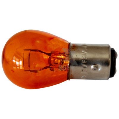 Лампа 12 В поворотов, стопов 21 Вт желтая P21/5W Tes-Lamps BAY15D (2-конт.)