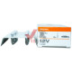 Лампа б/ц 12 В панелі приладів 1.2 Вт W1.2W Osram W2.1x9.5d
