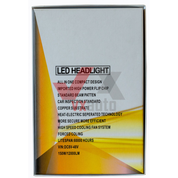 Лампа диодная H7 12 В, 24 В 24 Вт R11 Optimal-L 6500K, к-т (2 шт.), 12000L (радиатор с вентил.)