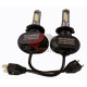 Лампа диодная H7 12 В, 24 В 25 Вт S1 Optimal-L 6500K, к-т (2 шт), 4000L (360° радиатор)