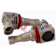 Лампа диодная H8, H9, H11, H16 12 В, 24 В 55 Вт M3 Silver Optimal-L 6500K, к-т (2 шт), 6500L (радиатор)