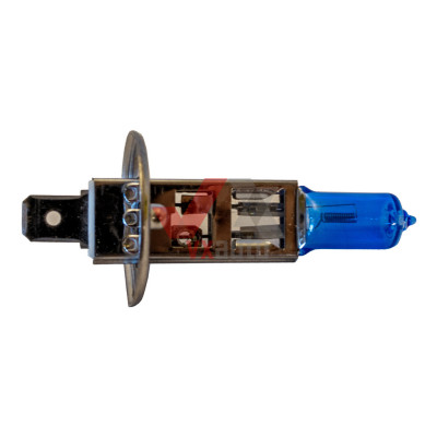 Лампа галогенная H1 12 В 55 Вт P14.5s синяя Tes-Lamps