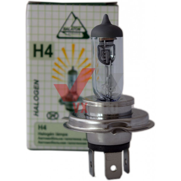 Лампа галогенова H4 12 В 60/55 Вт P43T  +30% Balaton