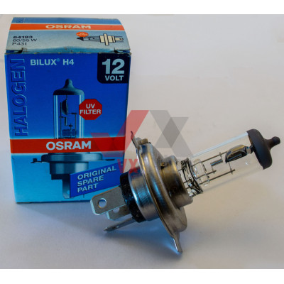 Лампа галогенова H4 12 В 60/55 Вт P43T Osram (оригінал)