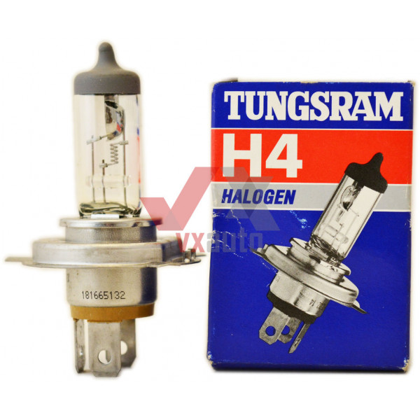 Лампа галогенова H4 24 В 75/70 Вт P43T TUNGSRAM