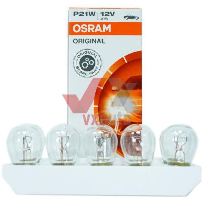 Лампа P21W 12V 21W BA15s Osram(1-конт.)