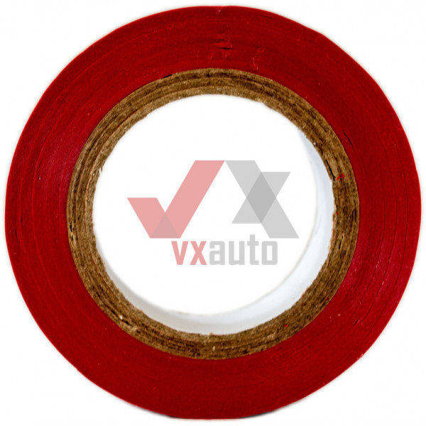Лента изоляционная 19 мм х 20 м (красный цвет) VVS