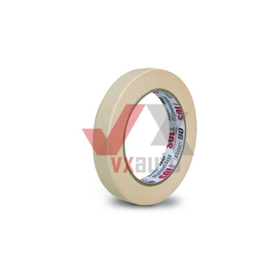 Лента малярная 18 мм х 45 м (белая) SOLL (90°C)