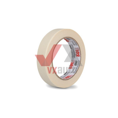 Лента малярная 24 мм х 45 м (белая) SOLL (90°C)