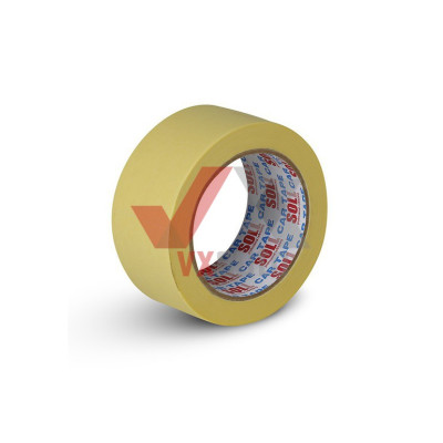 Лента малярная 48 мм х 45 м (желтая) SOLL (60°C)