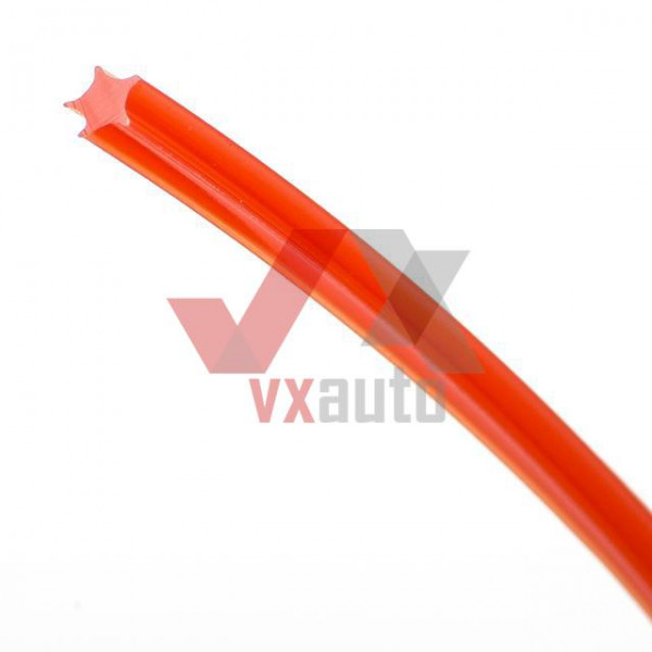 Жилка для бензокоси (зірка) 3.0 мм, бухта 130 м Intertool (червона)